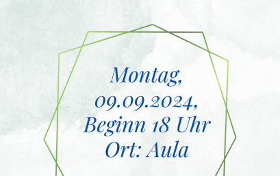 Ankündigung: Erster Elternabend der neuen 5. Klassen